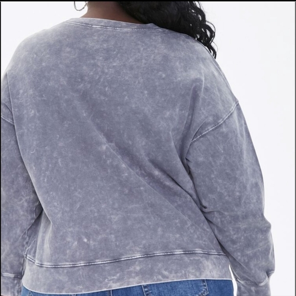 Acid wash sweatshirt - Picture 2 of 3